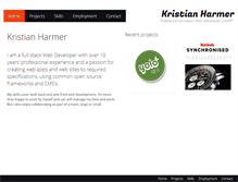 Tablet Screenshot of kharmer.co.uk